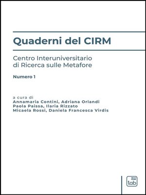 cover image of Quaderni del CIRM: Centro Interuniversitario di Ricerca sulle Metafore